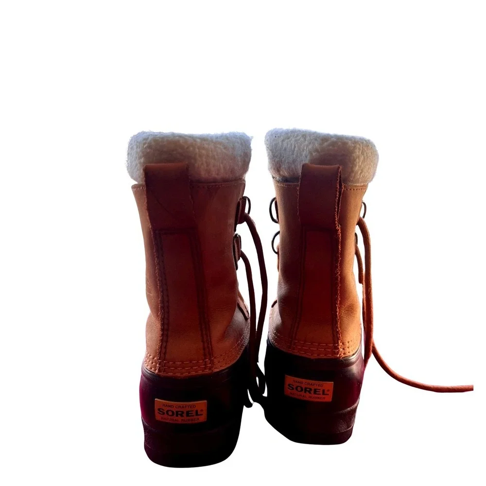 Sorel Women Caribou II Waterproof‎ Winter Snow Boots Size 7 Tan Buck